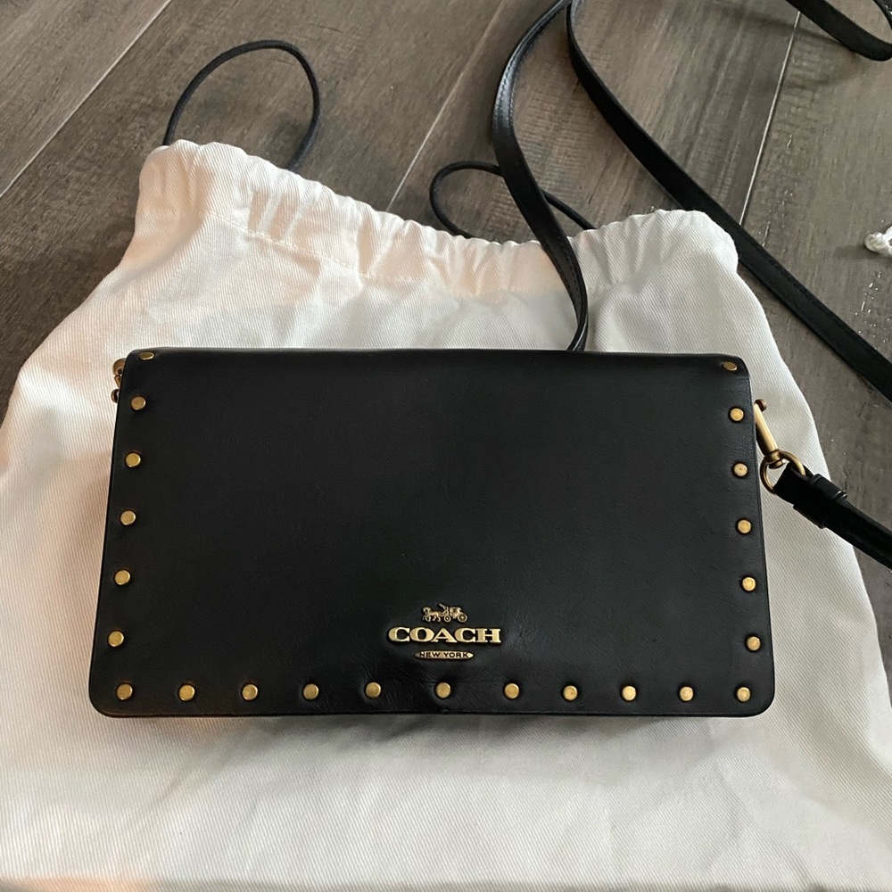 Coach wallet with strap